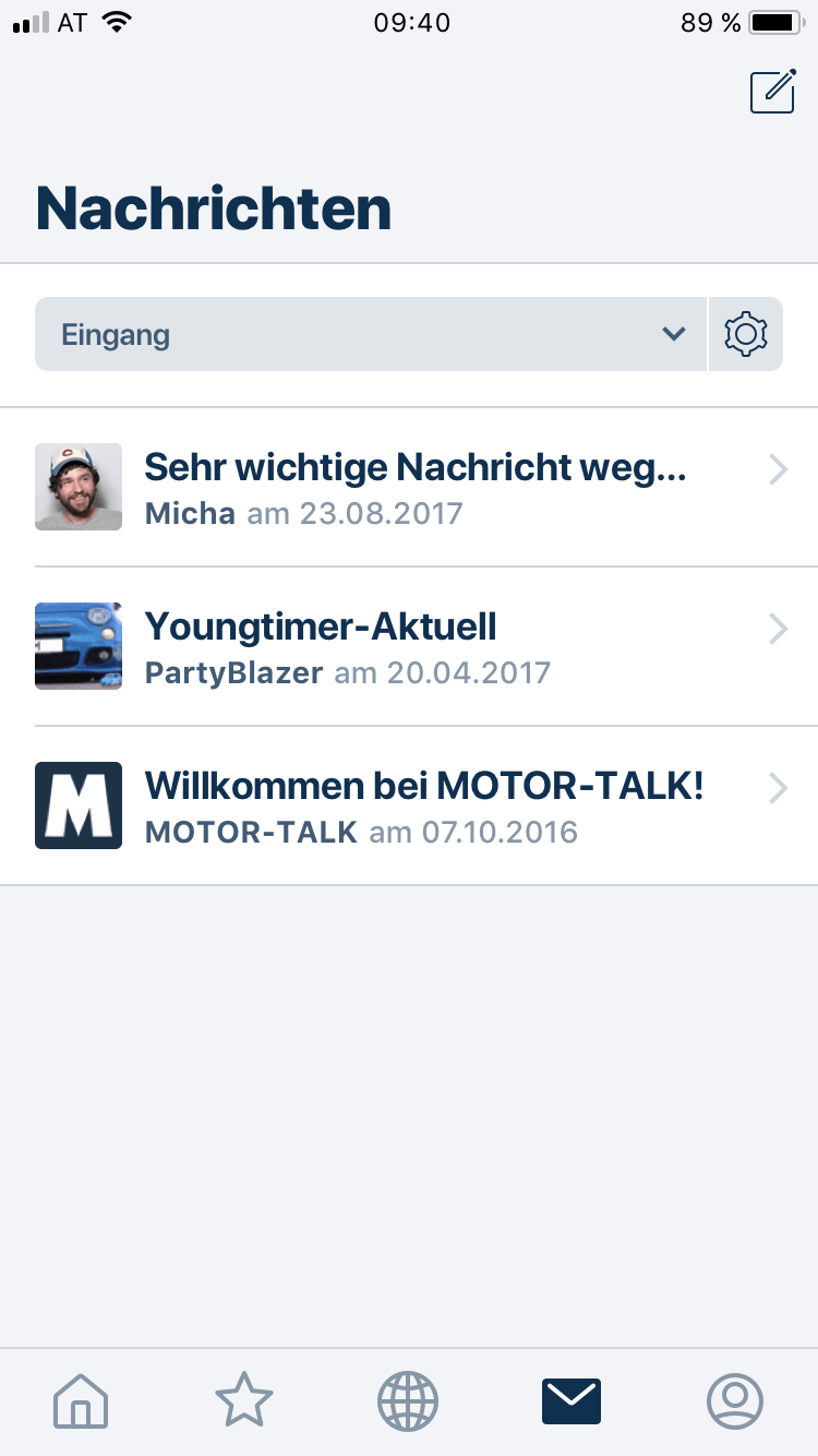 Motor-Talk App Screenshot