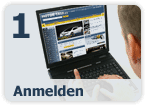 Schritt 1: Anmelden
